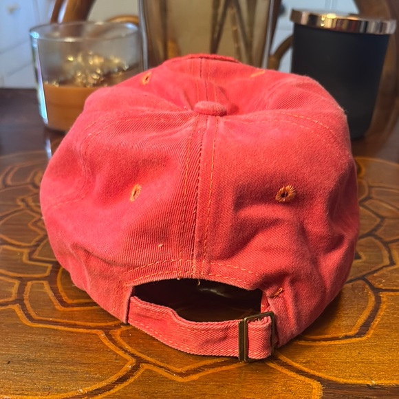 Hot pink Girl Scouts of America soc hop Baseball Cap vintage patch hat sporty - Picture 2 of 4